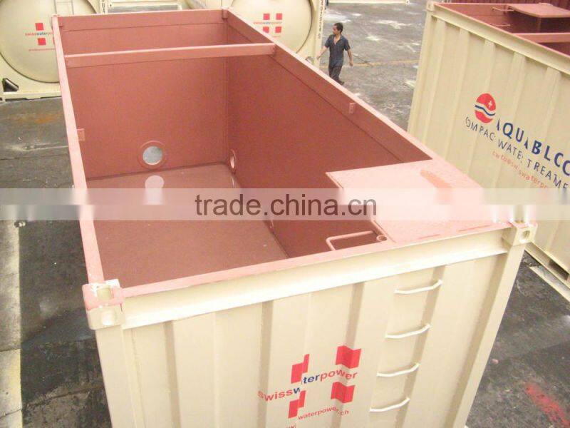 Container For Water Treatment System