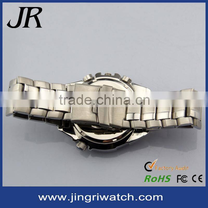 high quality siver automatic 10ATM water resistant curren brand wrist watch