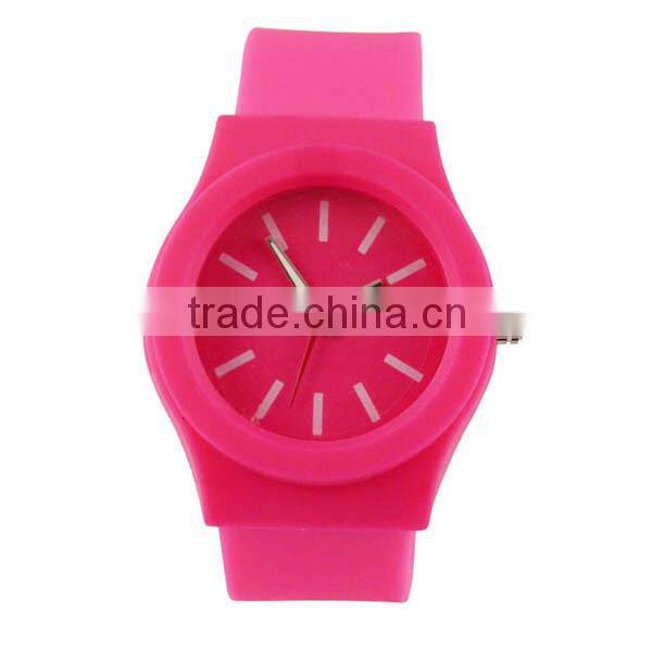 Silicone wrist watches japan quartz movement for kids factory watch