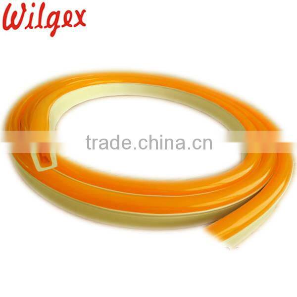 High Brighness color Jacket 24v Flexible LED Neon Rope light