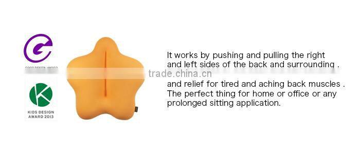 Durability and fitness washable CuCu back support pillow