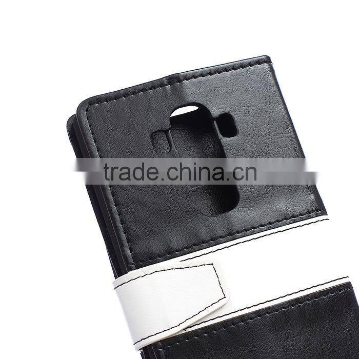 PU Leather case for LG G4, Mobile Phone Case design for LG G4 case, business style with 2 Credit holder for LG G4 case