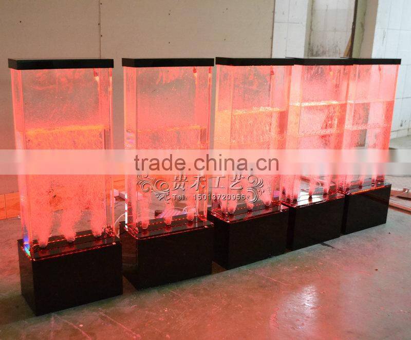 7 colors acrylic decorative wall pieces water bubble wall for room