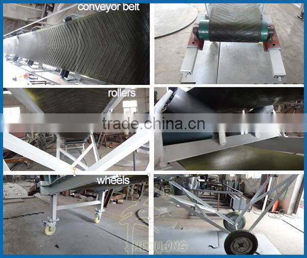 Professional manufacture of adjustable grain portable belt conveyor