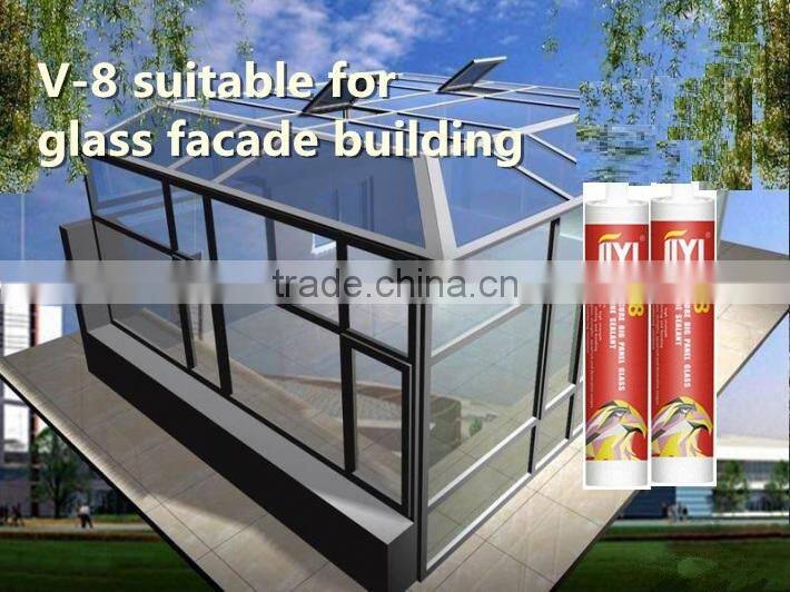 Silicone sealant type acetic for industries and household, glass