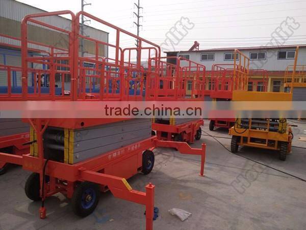 8m mobile hydraulic scissor lift table pallet truck