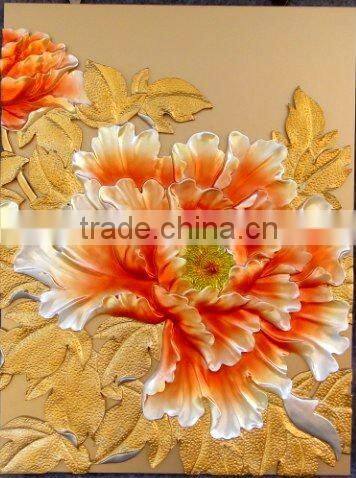 atr decoration chinese luxury peony