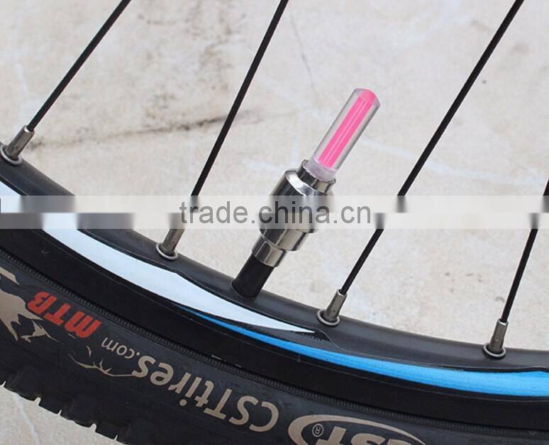 2 PCS colorful LED Flash Tyre Wheel Valve Cap Light for Car Bike bicycle Motorbicycle Wheel