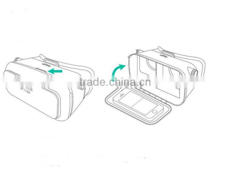 OEM Original Shinecon Virtual Reality 3D Movies Games Viewing Headset Glasses high tech vr shinecon 3d virtual reality helmet