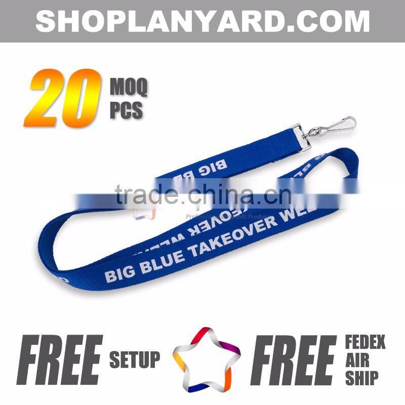 Polyester Lanyard with Silk Screen Printing Logo