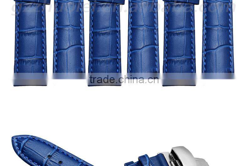Durable men women cowhide leather strap watch 12mm 14mm 16mm18 20mm watch strap leather