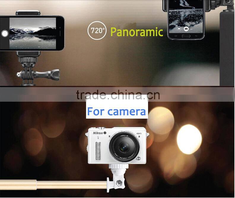 2015 hot selfie stick Selfie stcik for smartphone and action camera