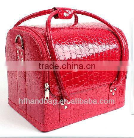 2013 newest high quality multilayer cosmetic case,lady's cometic bag