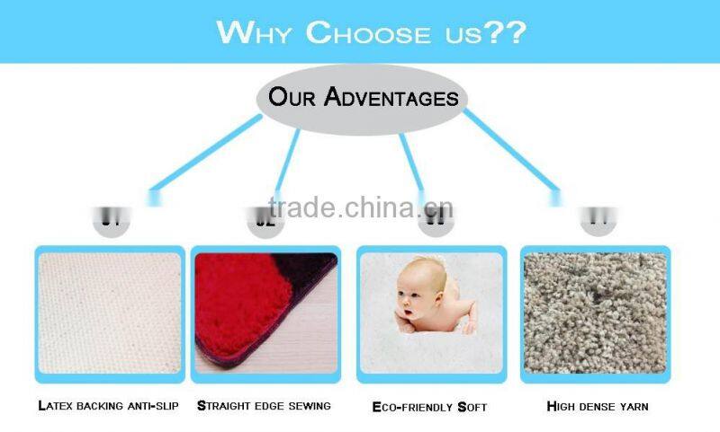 water absorb 3D Memory foam Floor Bath mat