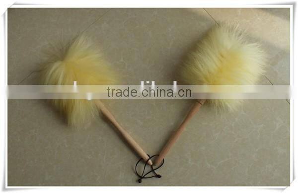 Professional lambswool Duster with yellow color