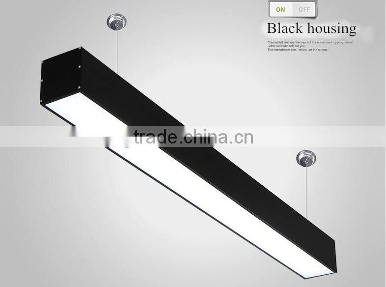 led linear pendant light/commercial led square pendant panel light /Linear suspended LED light 4000ml