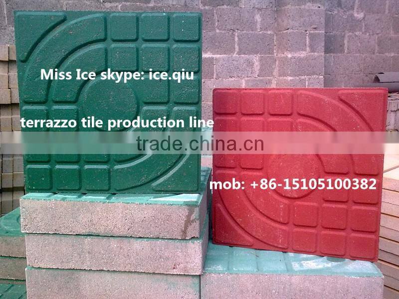 p4p KB-125E/400 automatic terrazzo floor tile making machine