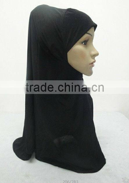 H188 plain muslim hijab,simple comfortable hijab
