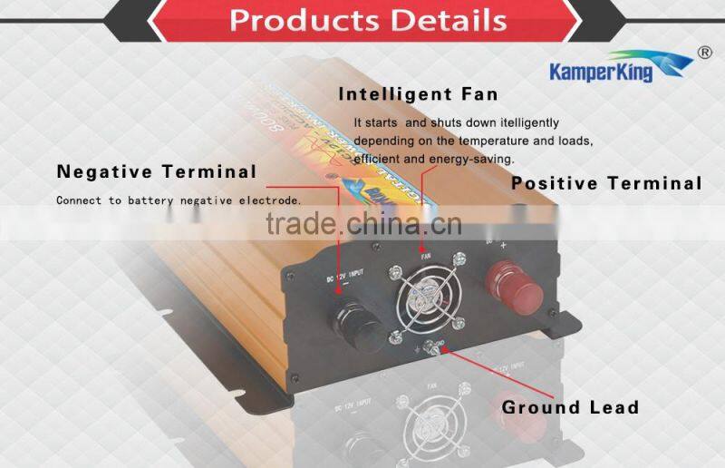 800W Pure Sine Wave Power Inverter