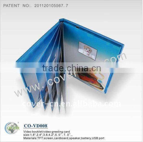 hottest video greeting card with USB for business promotional