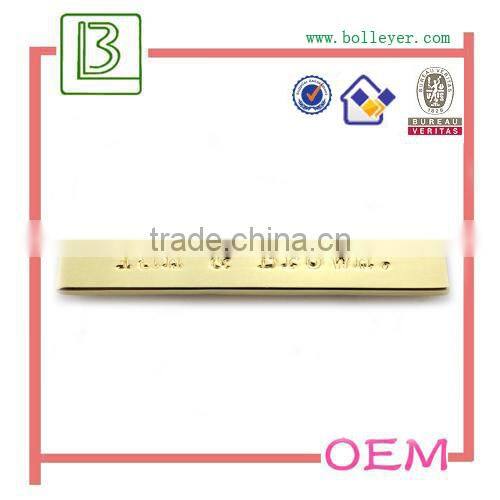 Gold and Silver Small Metal Tags Jewelry Logo Tags with Engravings