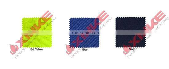ASTM fr cotton modacrylic flame retardant fabric for security protective uniform