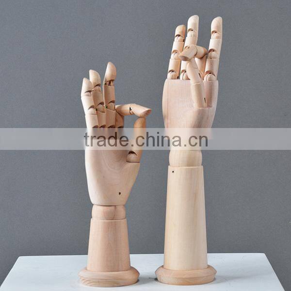 elegant white fiberglass mannequin hand for jewelry display