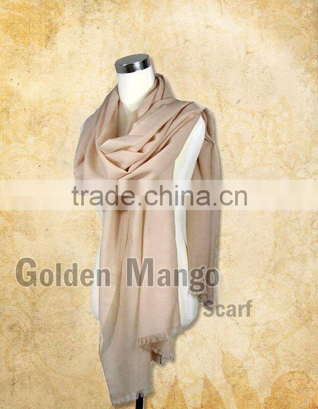 Plain color 100% wool scarves