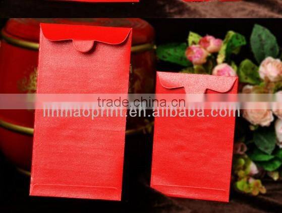 2015 new years red paper customize wedding red packet J037