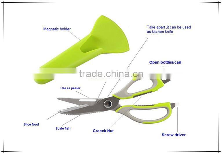 chicken scissors stainless steel multi-function kitchen scissors bone scissors spring-loaded kitchen poultry shears