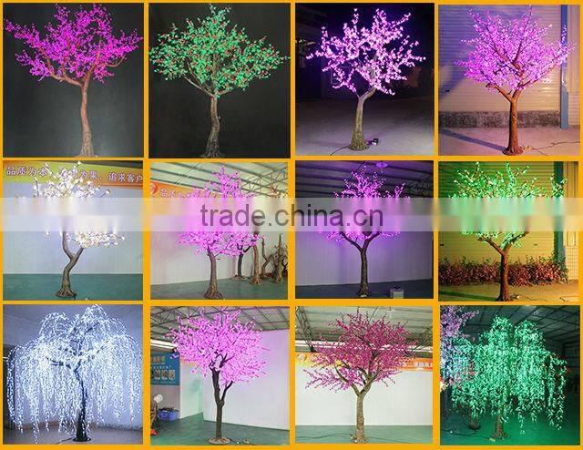 LED lighted cherry outdoor tree lights