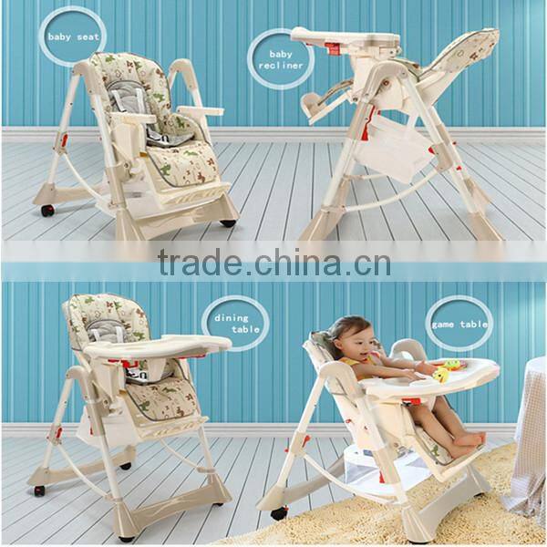 Easy to fold for travel portable baby child dinner high chair
