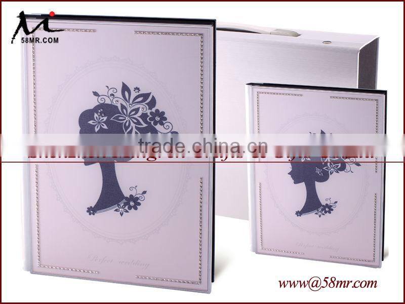 Nice Digital Wedding Photo Album Cover, Leather Acrylic Album Cover Design