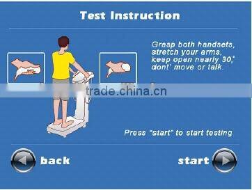 Professional Body Composition Analyzer with Medical CE
