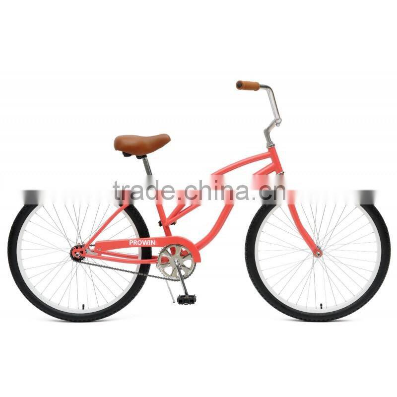 2016 steel frame chopper bike prowin brand beach cruiser bike (B-26035)