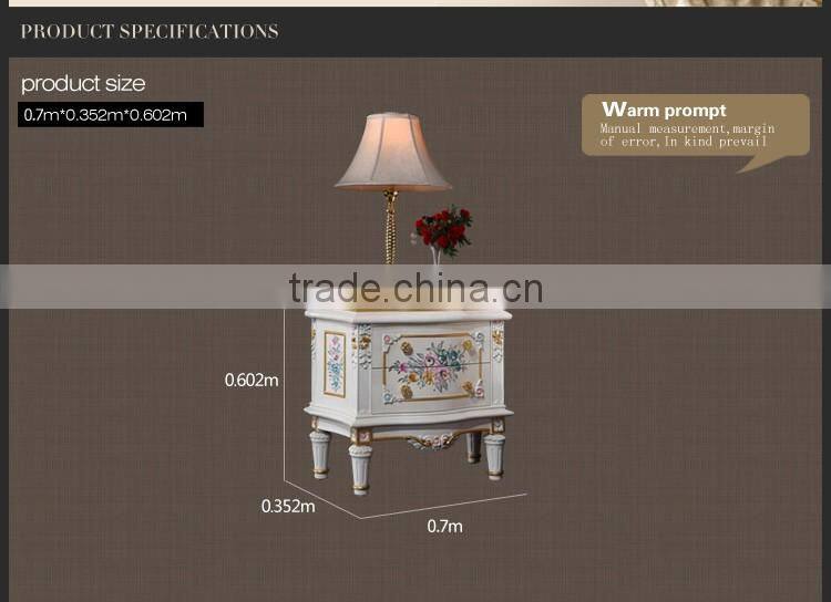 Rococo 2 Drawers Bedside Cabinet - Antique spanish furniture