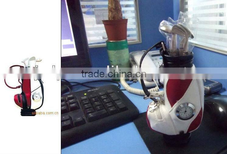 business gift golf pen container office suit