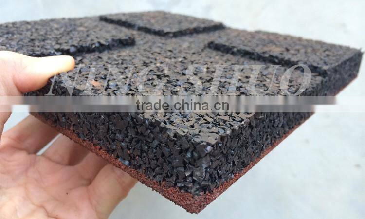Trade Assurance crossfit gym rubber flooring tile, gym floor matting