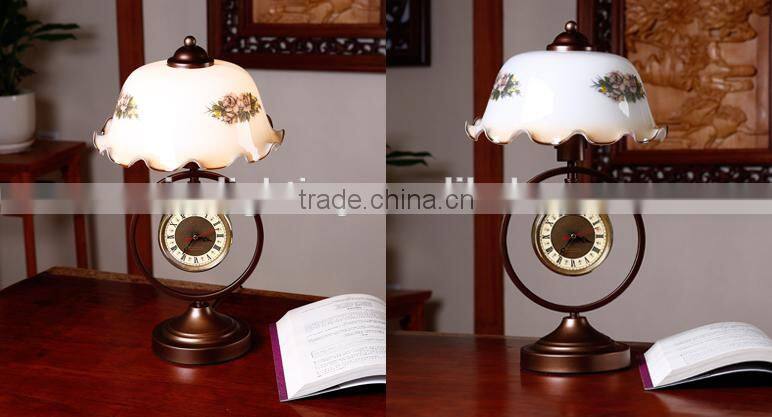 2015 Hot sell European Wooden Table lamp,Bedside Lamp lighting for display
