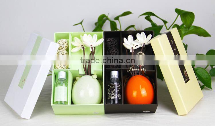 Reed sticks with sola flower bottle fragrance diffuser