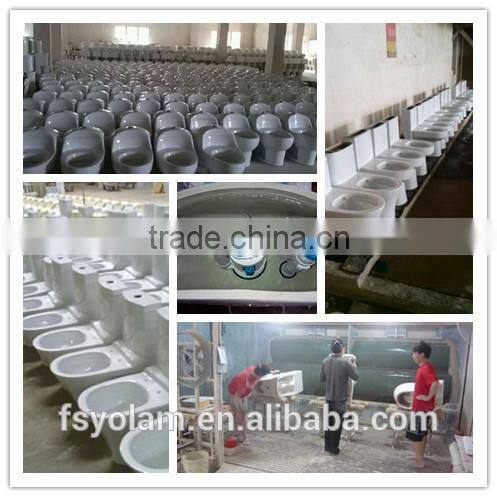 Classical style one piece p trap water closet and wc toilet