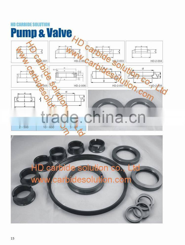 Pumps Tungsten Carbide , Silicon Carbide Mechanical Seals Blanks