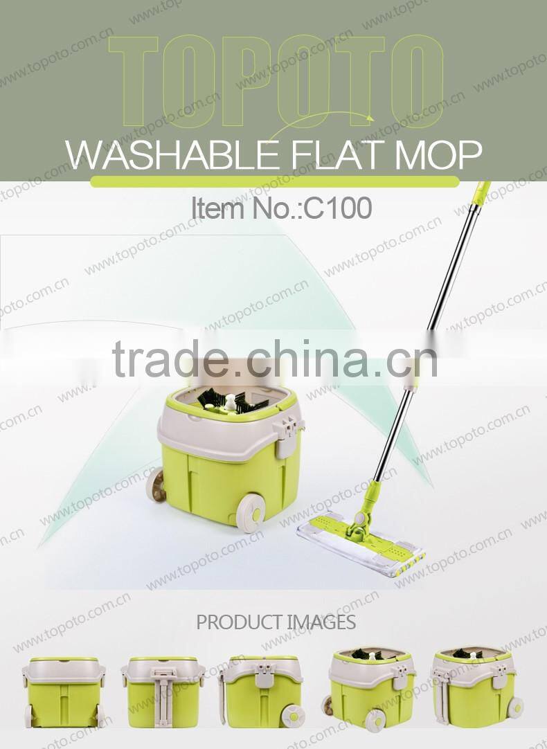 360 easy spin microfiber flat mop bucket foot pedal