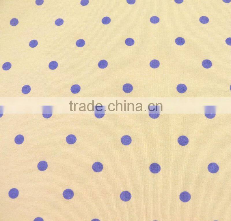 95% cotton 42/1 CM + 5% spandex 20D Single Printed Fabric - N005