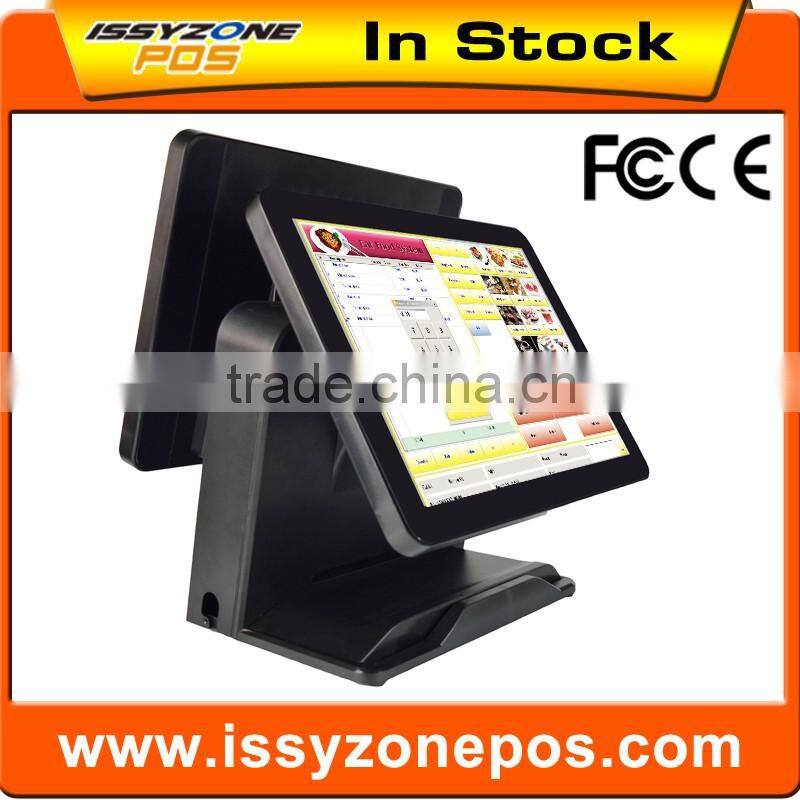 IZP018 Dual Screen Touch Android Pos System Pos Machine With Kiosk Thermal Receipt Printer