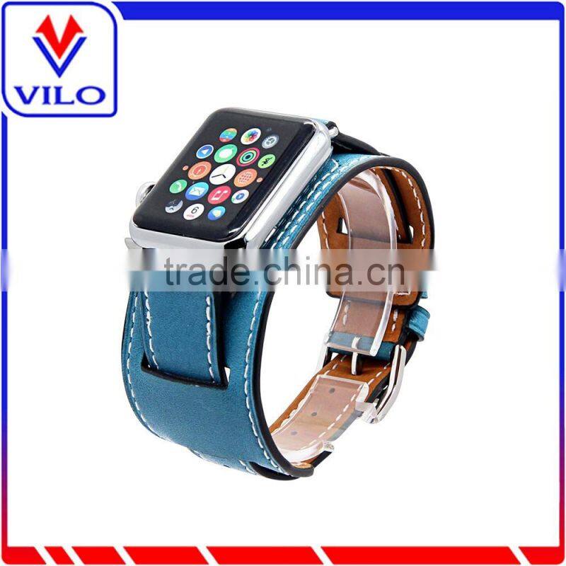 Hot Sale Genuine Leather Watch Band Leather Watch Straps For Apple Watch