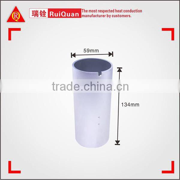 Good quality aluminum extrusion punching round shell