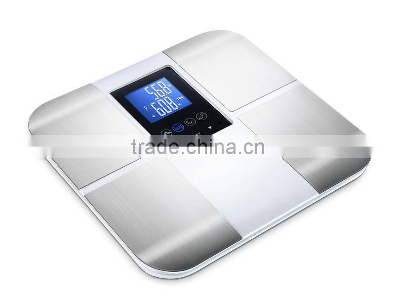High quality body fat analyzer pedometer