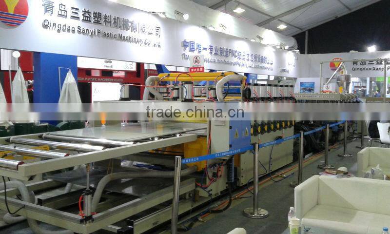 wood plastic composite board sheet extrusion machine unit /complete line for make pvc wpc ps epe foam sheet
