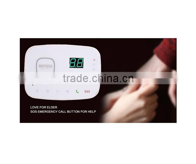 GSM alarm system touch keypad RFID reader APP/SMS Controller